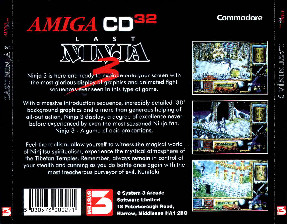 The Last Ninja 3 screenshot 3 for Amiga CD32